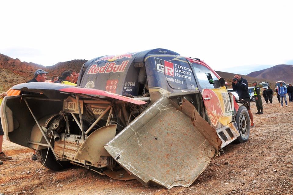 Dakar, Al Attiyah costretto al ritiro