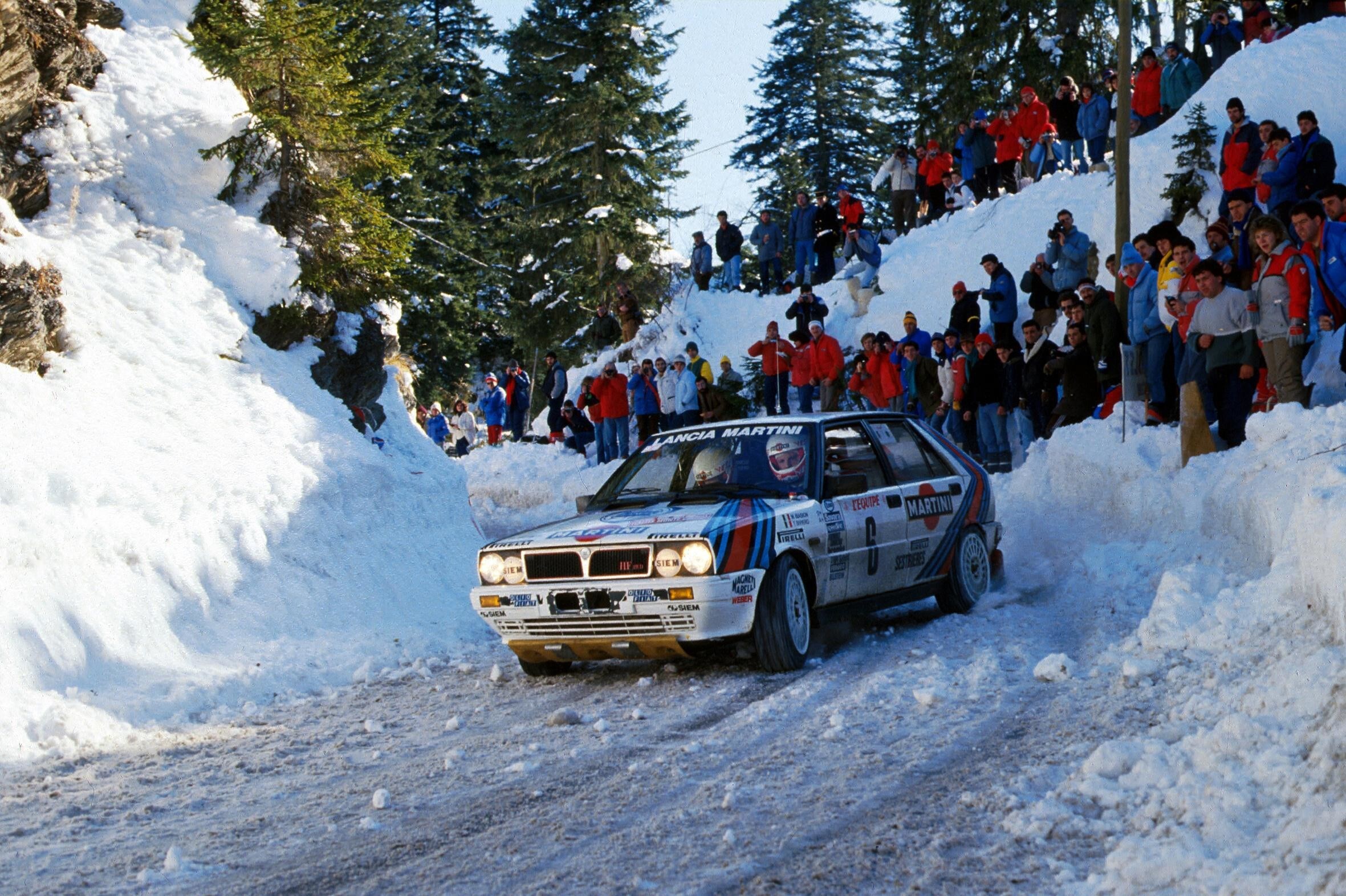 Rally di Monte Carlo, 30 anni fa l'acuto di Biasion su Lancia