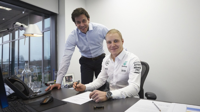 Formula 1: ufficiale Bottas in Mercedes, Massa in Williams