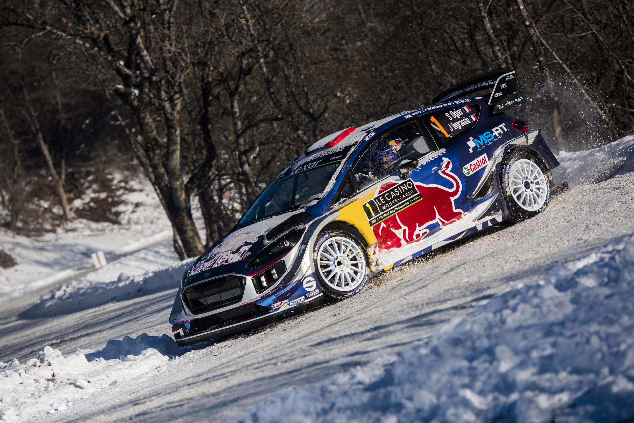 Rally di Montecarlo, Ogier è il nuovo leader