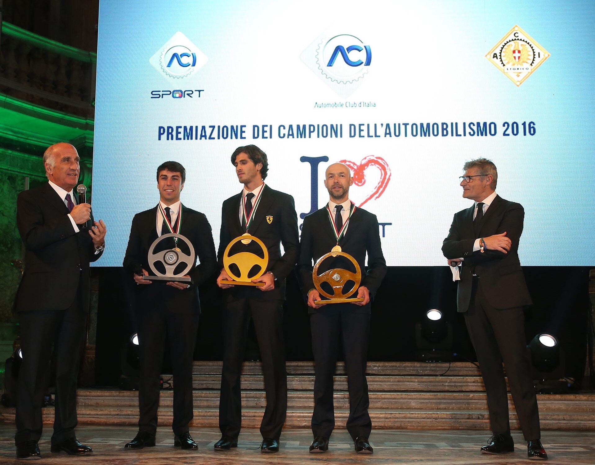 Premiati i campioni ACISport: a Giovinazzi il Volante d’Oro