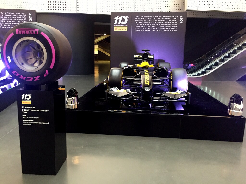 Presentate le nuove gomme Pirelli F1 2017