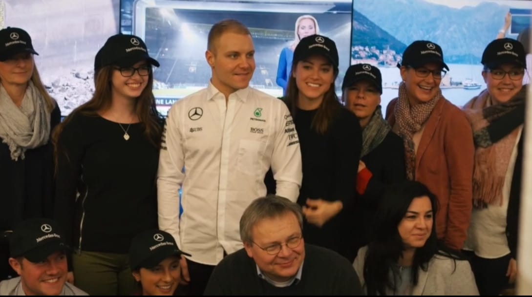 Bottas, il giorno di benvenuto in casa Mercedes