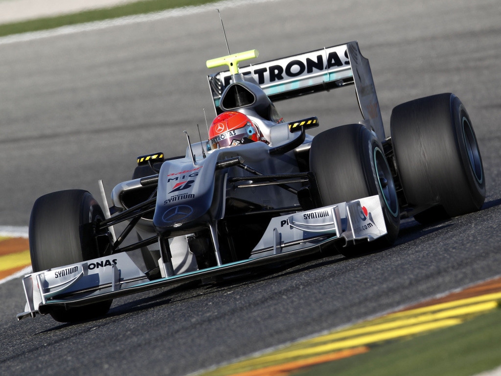Mercedes, 10 anni di monoposto di Formula 1