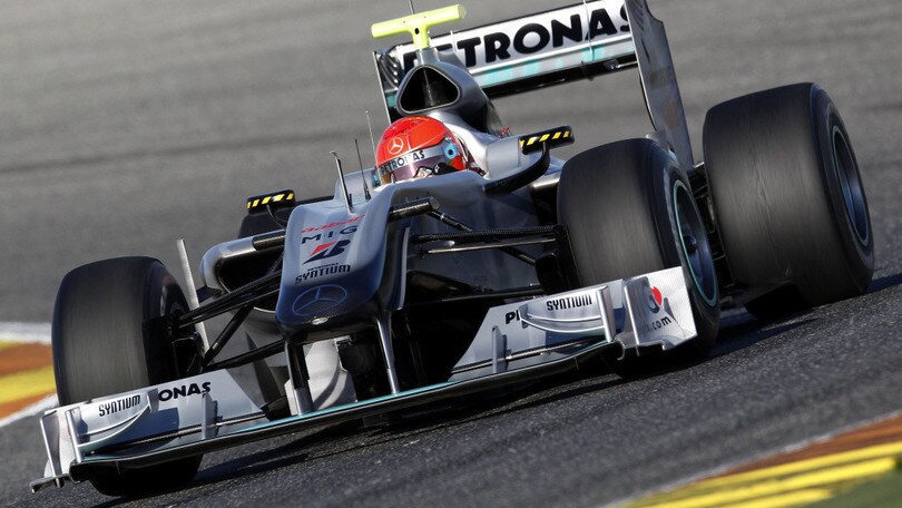 Mercedes, 10 anni di monoposto di Formula 1