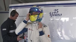 Sauber C36-Ferrari, la prima F1 2017 a scendere in pista