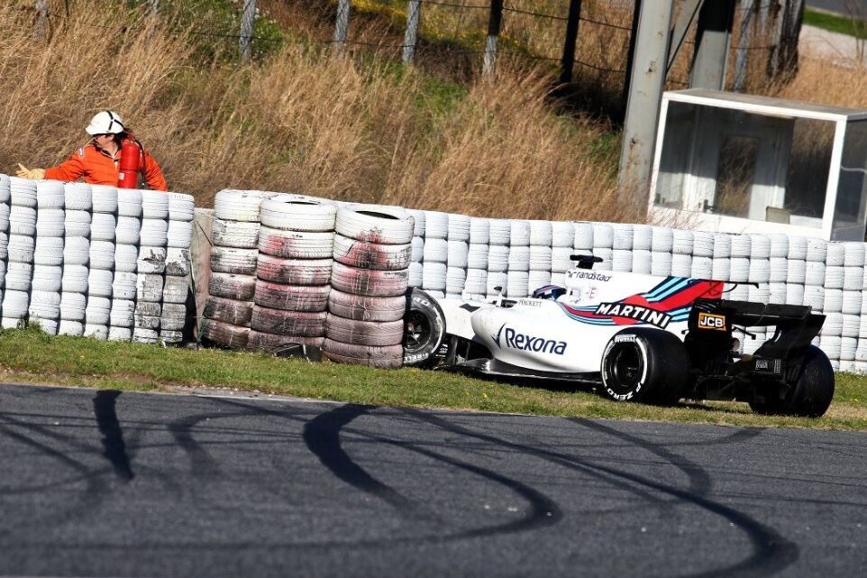 Test finiti per Williams, Stroll ha rotto la scocca