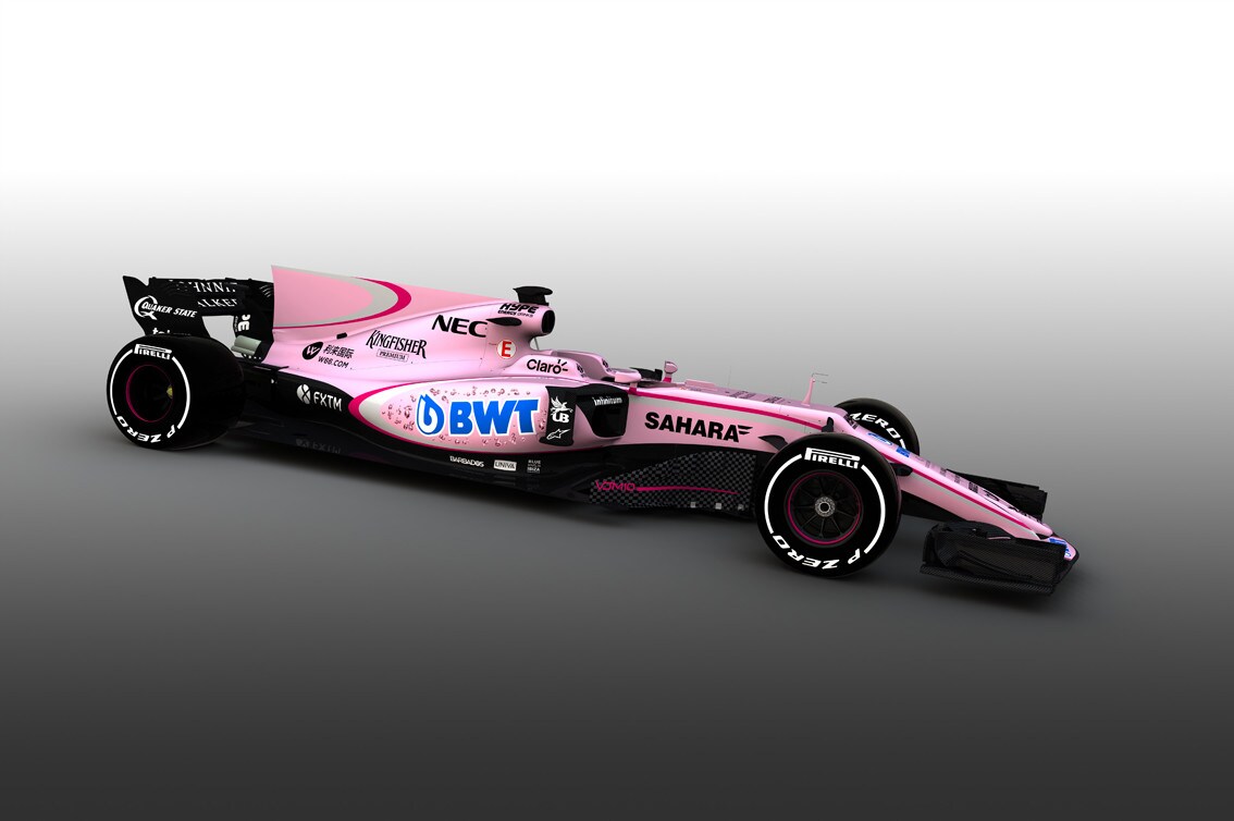Formula shocking, Force India si veste di rosa