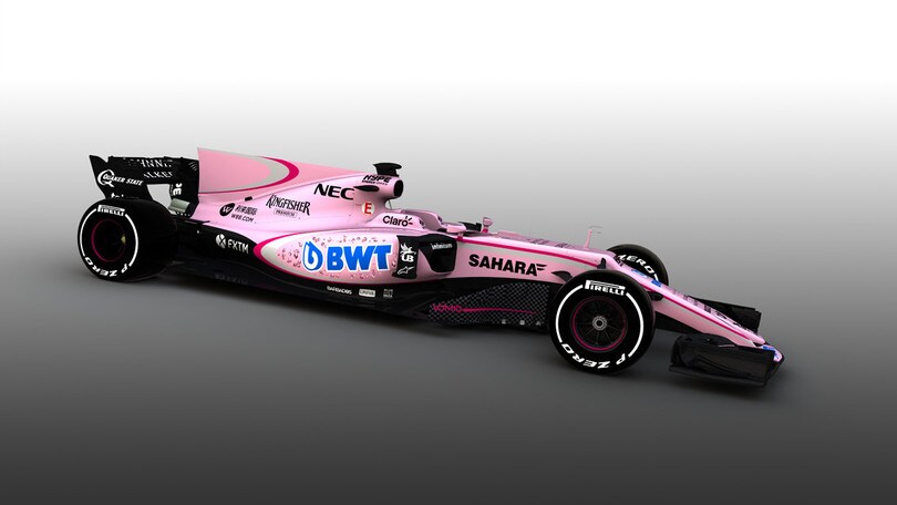 Formula shocking, Force India si veste di rosa