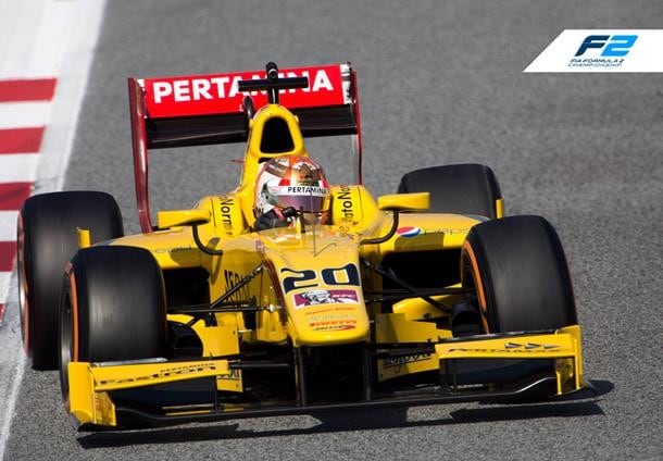 Formula 2, Nato il più veloce nei test, Ghiotto 5°