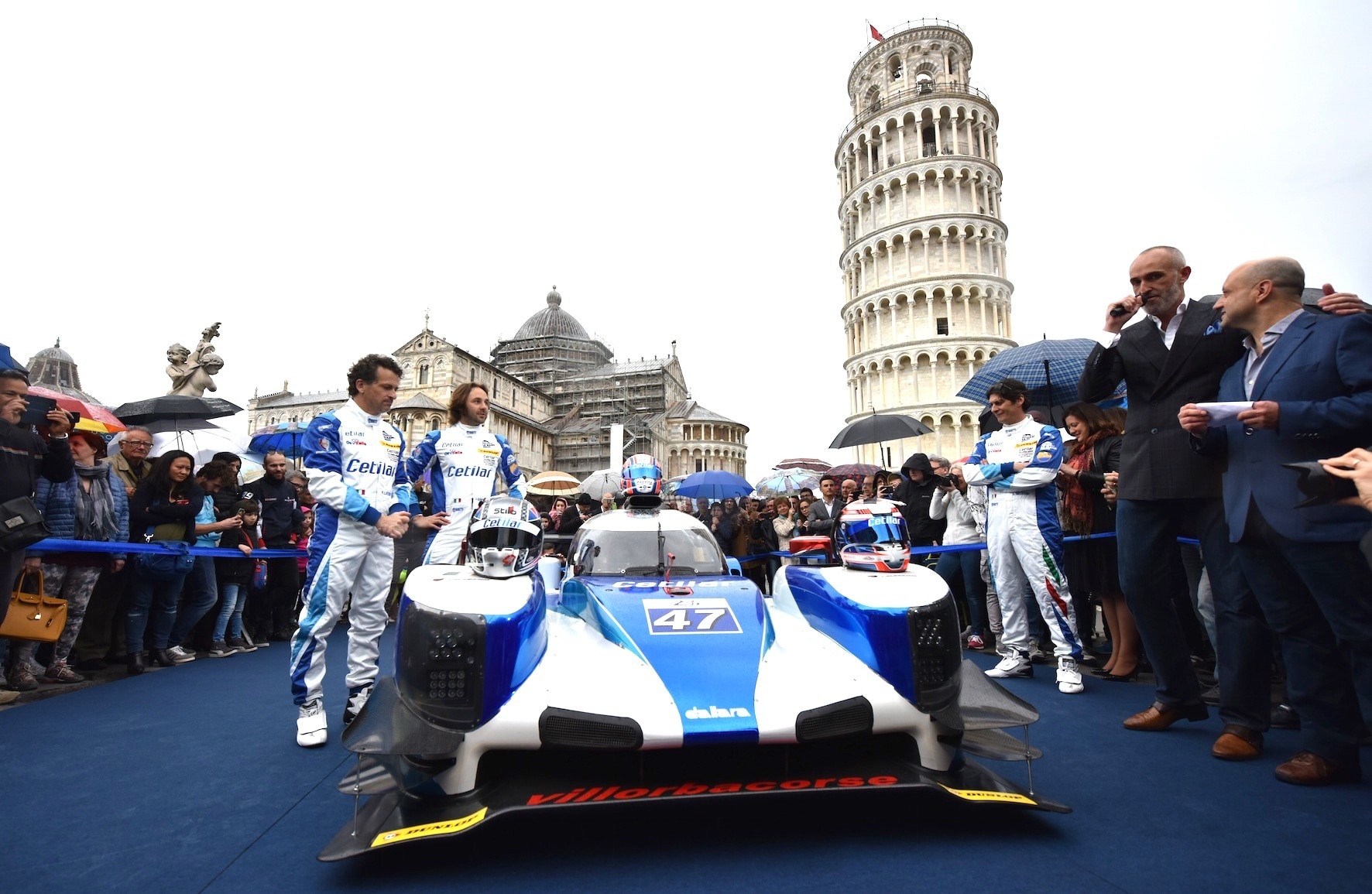 Presentata a Pisa la Dallara LMP2 di Cetilar Villorba Corse