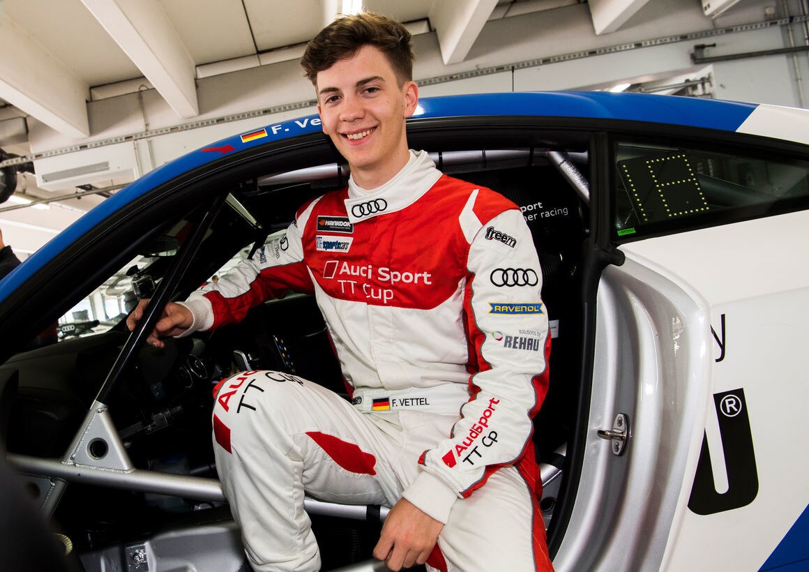 Fabian Vettel all’esordio nell’Audi TT Cup