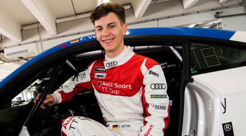 Fabian Vettel all’esordio nell’Audi TT Cup