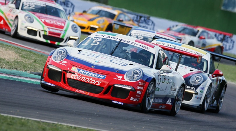 Porsche Carrera Cup Italia, Pera vince gara-1, Fulgenzi gara-2
