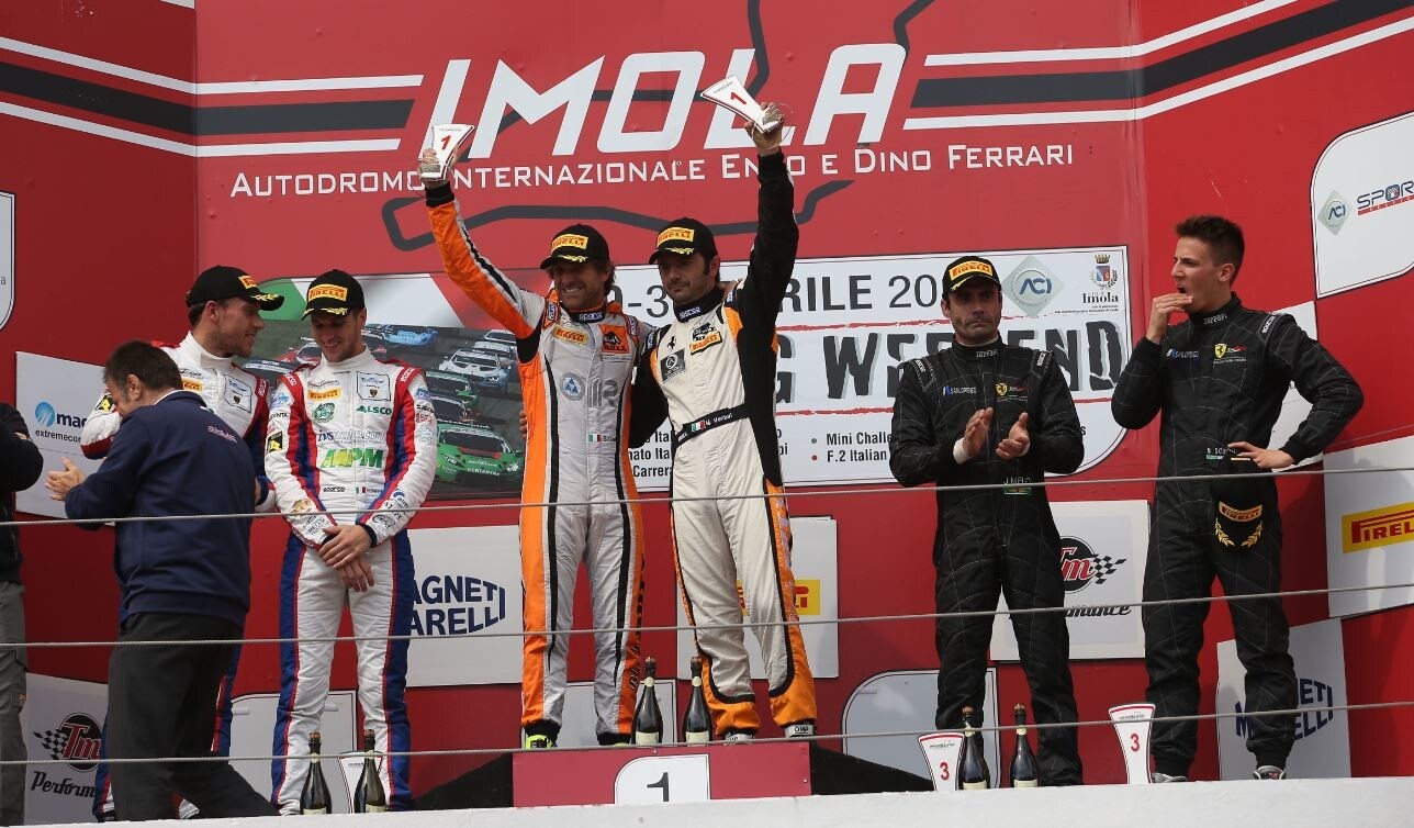 GT Italiano, a Imola vince di nuovo la Ferrari di Venturi-Gai