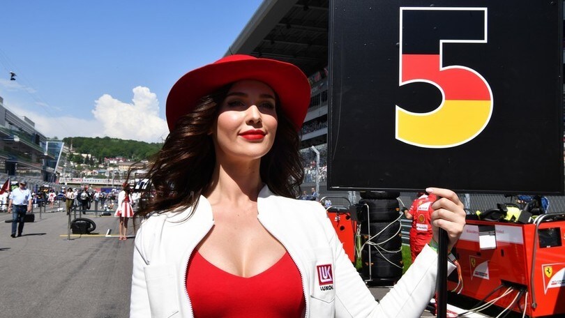 Formula 1, le grid girl del GP di Russia: foto