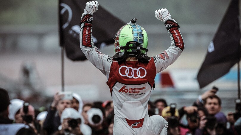 DTM Hockenheim, Green dà lezioni di guida sul bagnato