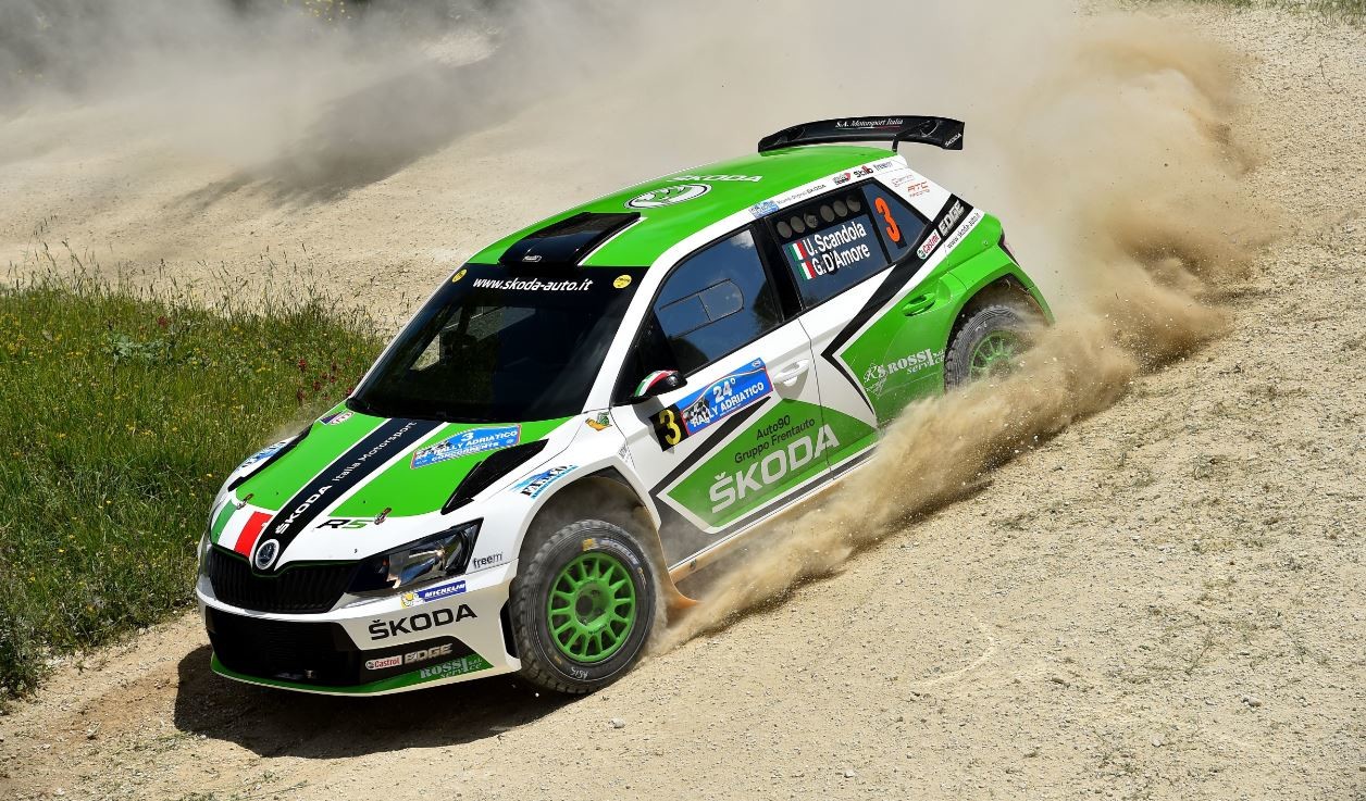 Italiano Rally, Scandola domina la prima tappa all'Adriatico