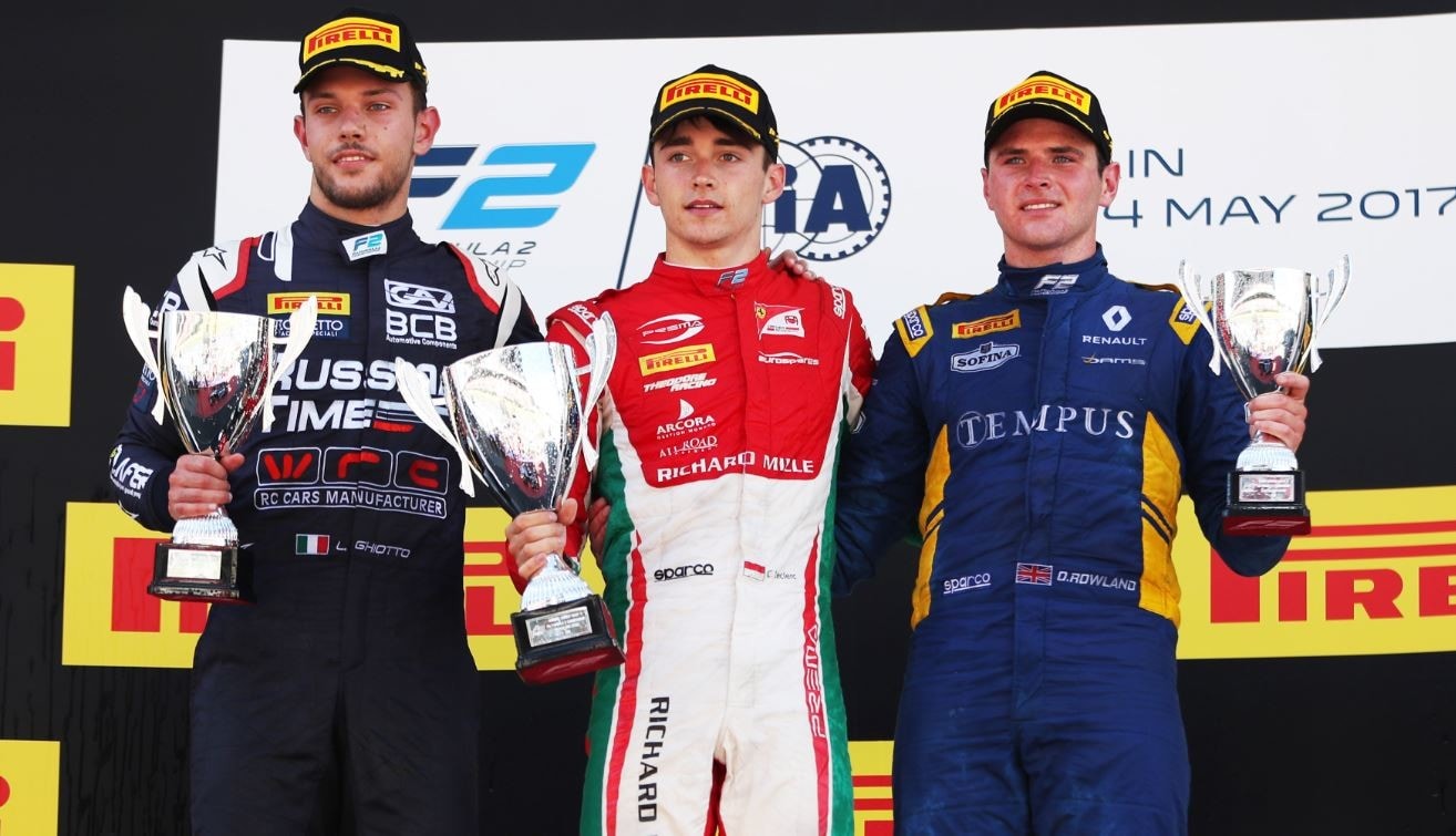 F2 Spagna, Ghiotto nuovamente dietro Leclerc
