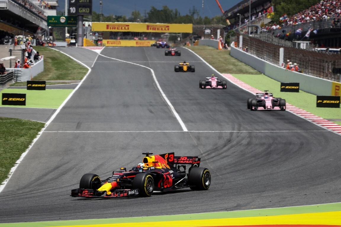 Formula 1 Spagna, il podio solitario di Ricciardo