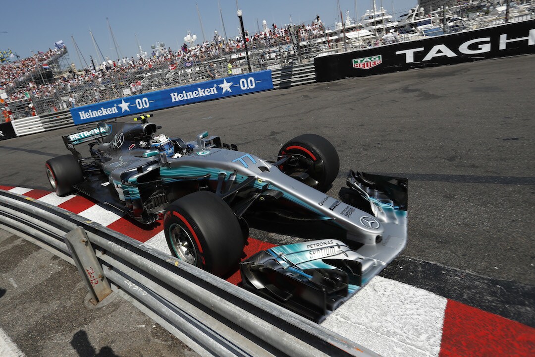 Bottas, un podio sperato ma sfuggito, a Montecarlo