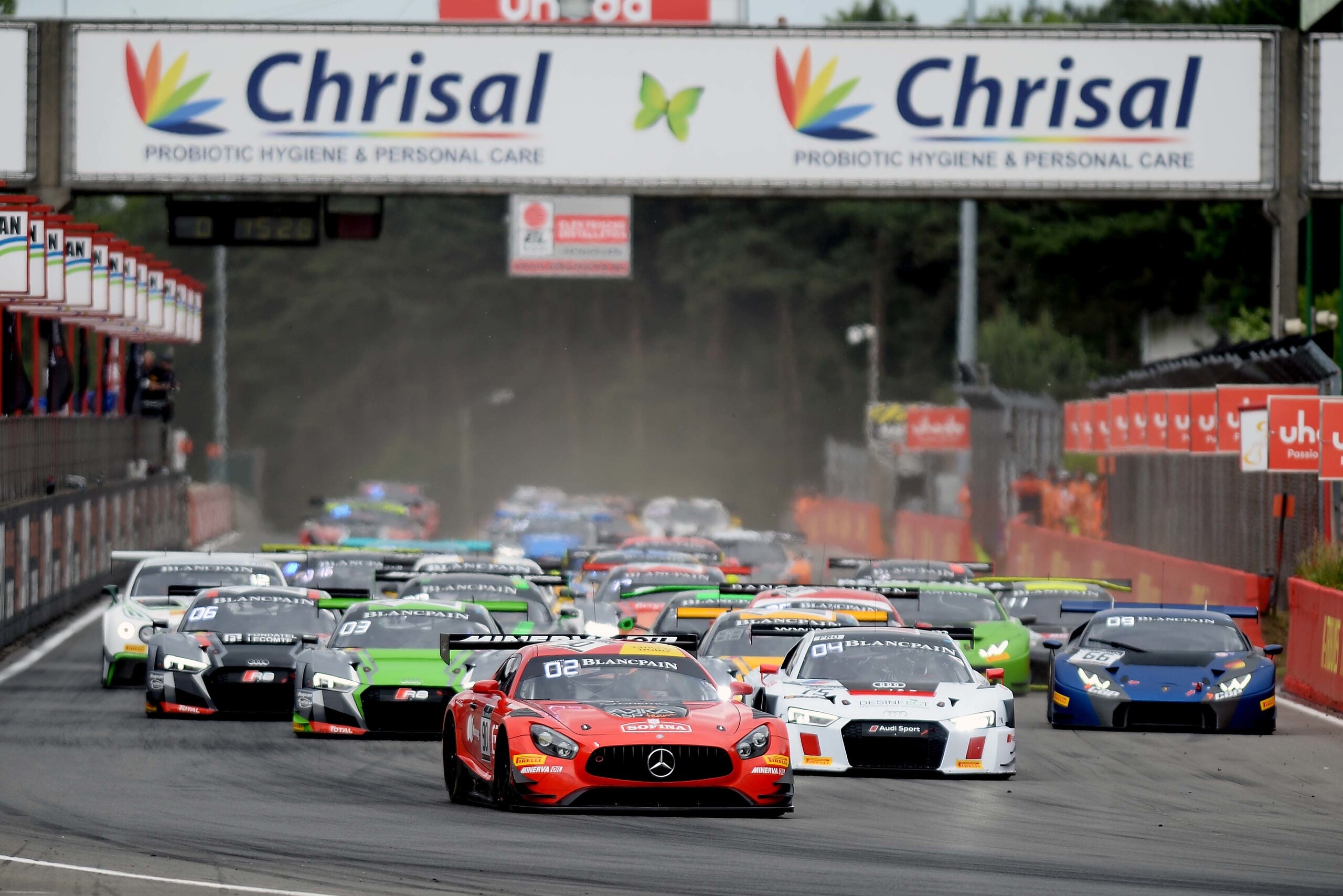 Blancpain GT Series, a Zolder Audi cala il poker