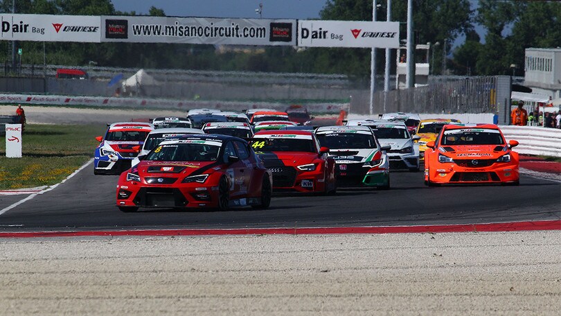 TCR Misano, Baldan e Scalvini uno pari