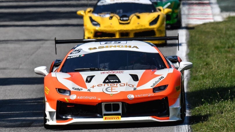 Ferrari Challenge Monza, rientro vincente per Di Amato