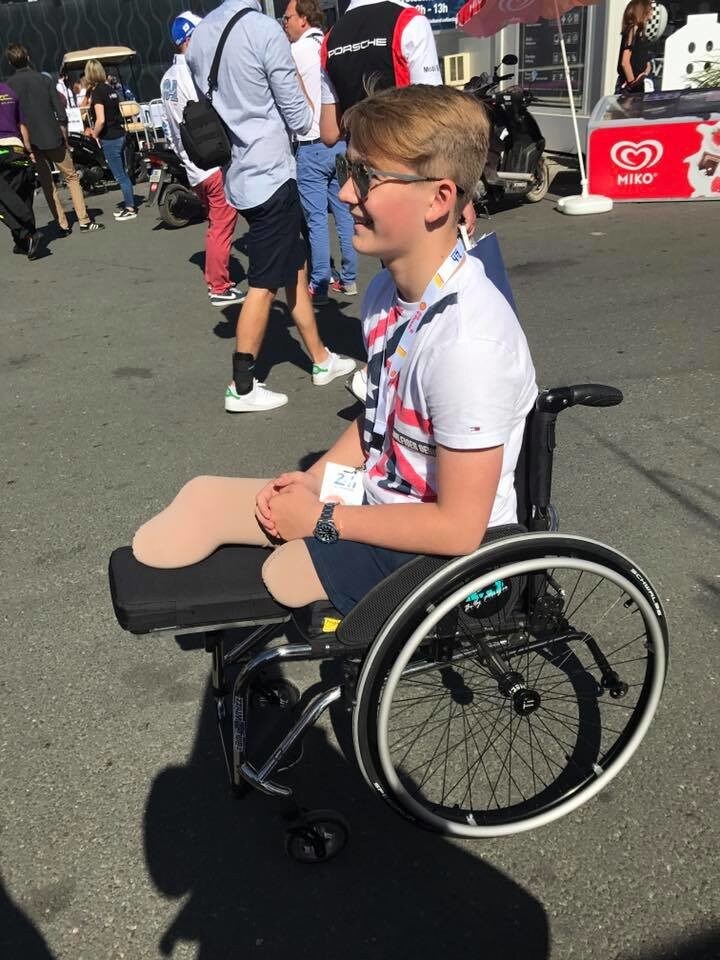 Monger, il 18enne che ha perso le gambe vuole Le Mans