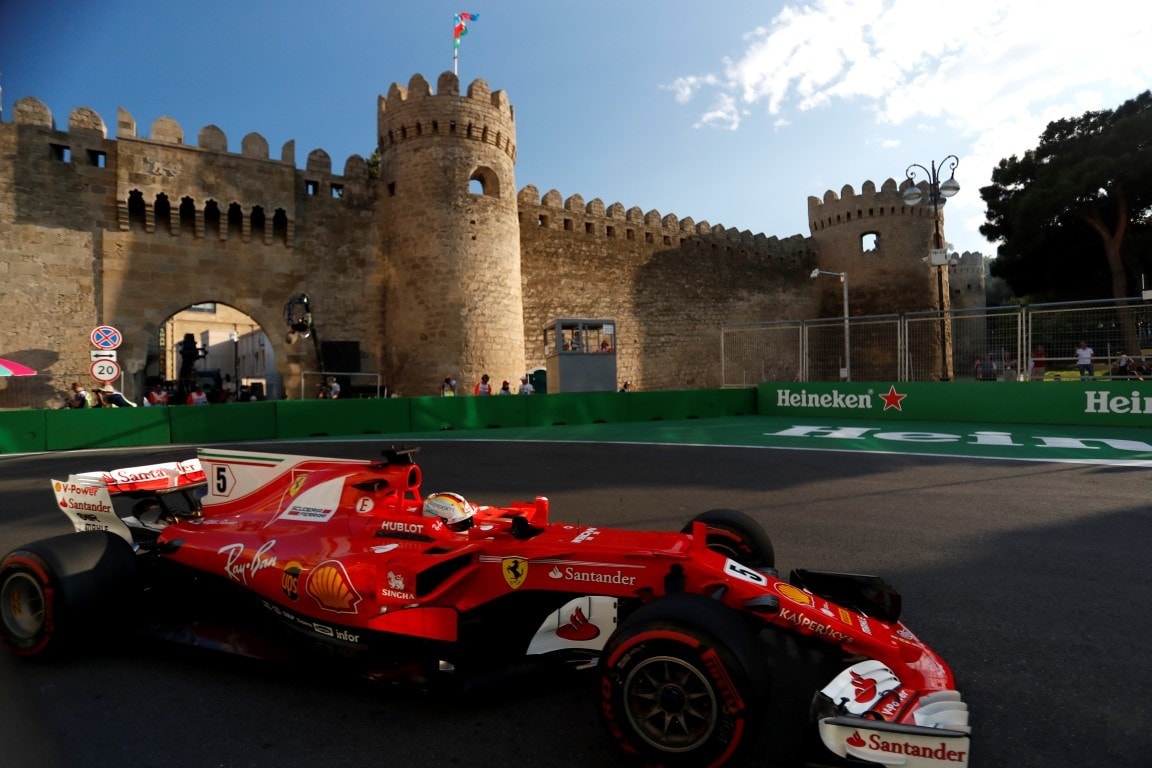 Formula 1 Baku: Vettel a caccia del ritmo, Kimi di temperatura