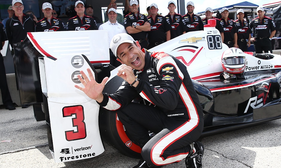 IndyCar, Castroneves in pole a Road America