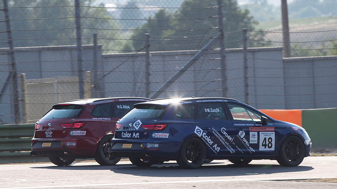 TCS a Vallelunga: Zucchi e Altoè uno pari