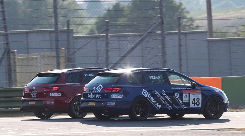 TCS a Vallelunga: Zucchi e Altoè uno pari