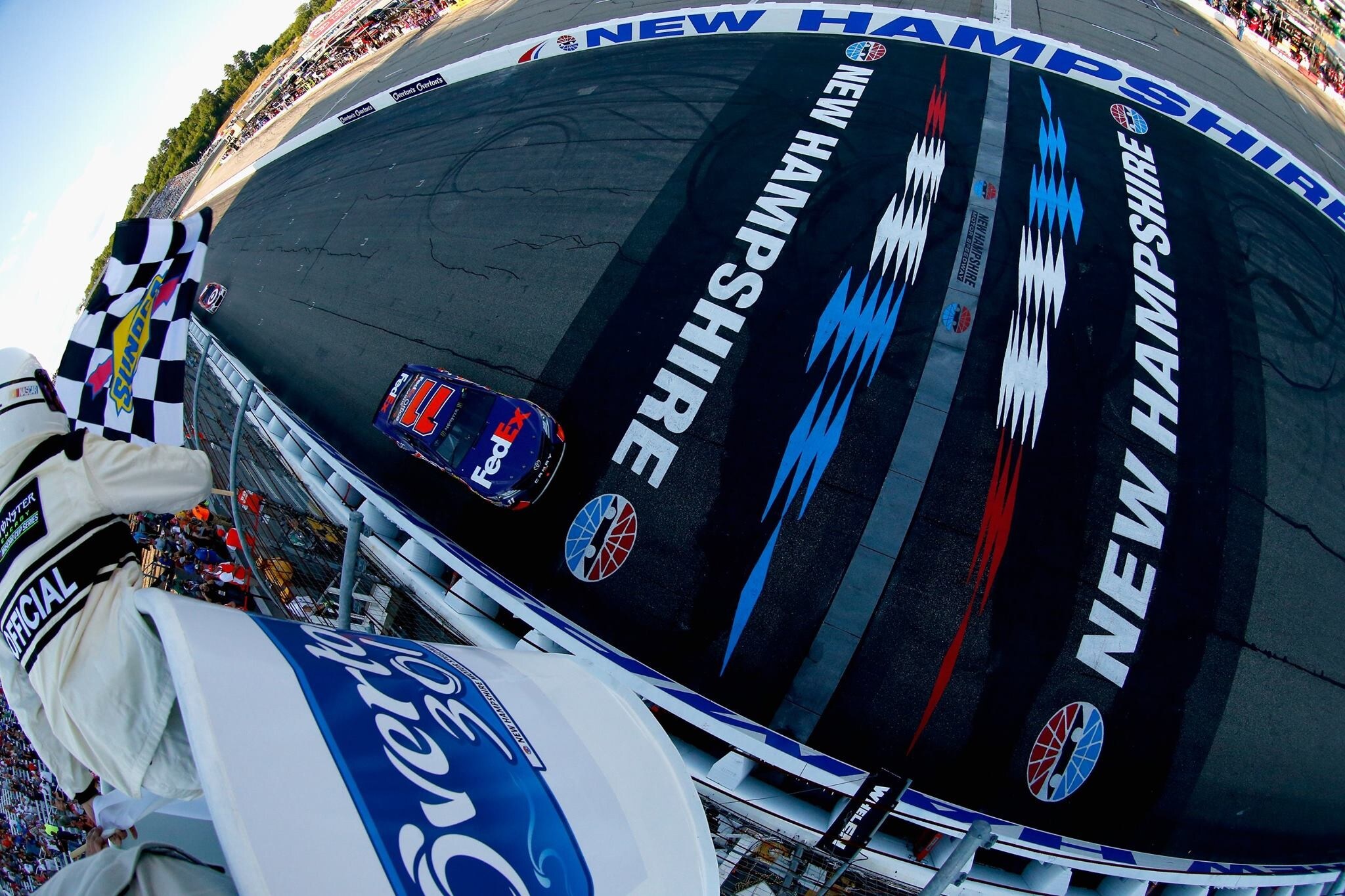 Nascar, a Loudon Hamlin firma il primo successo Gibbs