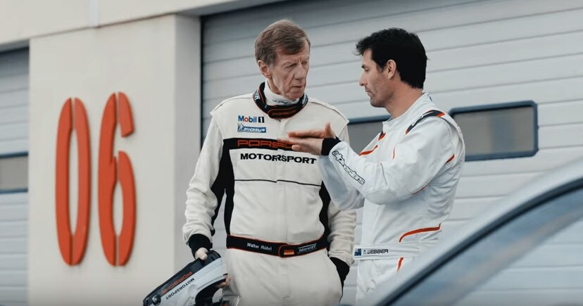 Nonno Roehrl sfida Webber sulla nuova 911 GT2 RS