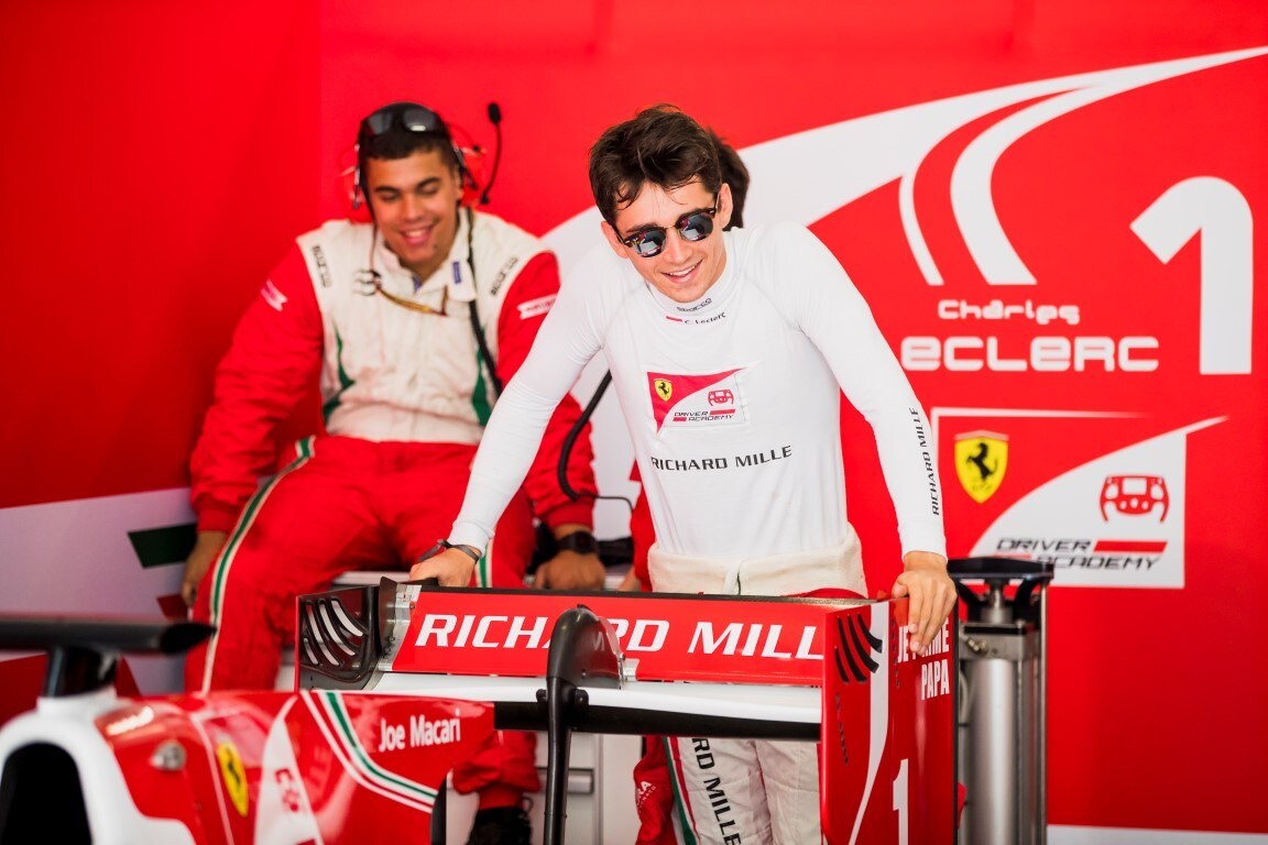 Test F1 Budapest: esordio di Leclerc sulla Ferrari SF70H