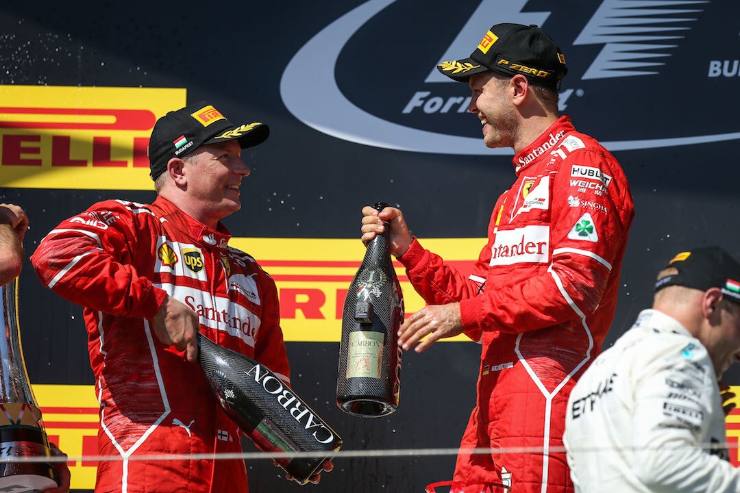 F1 Ungheria, Vettel: "È stato un gran raccolto per il team"