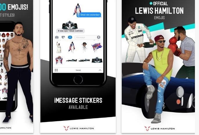 Hamoji, Lewis Hamilton diventa una app per smartphone