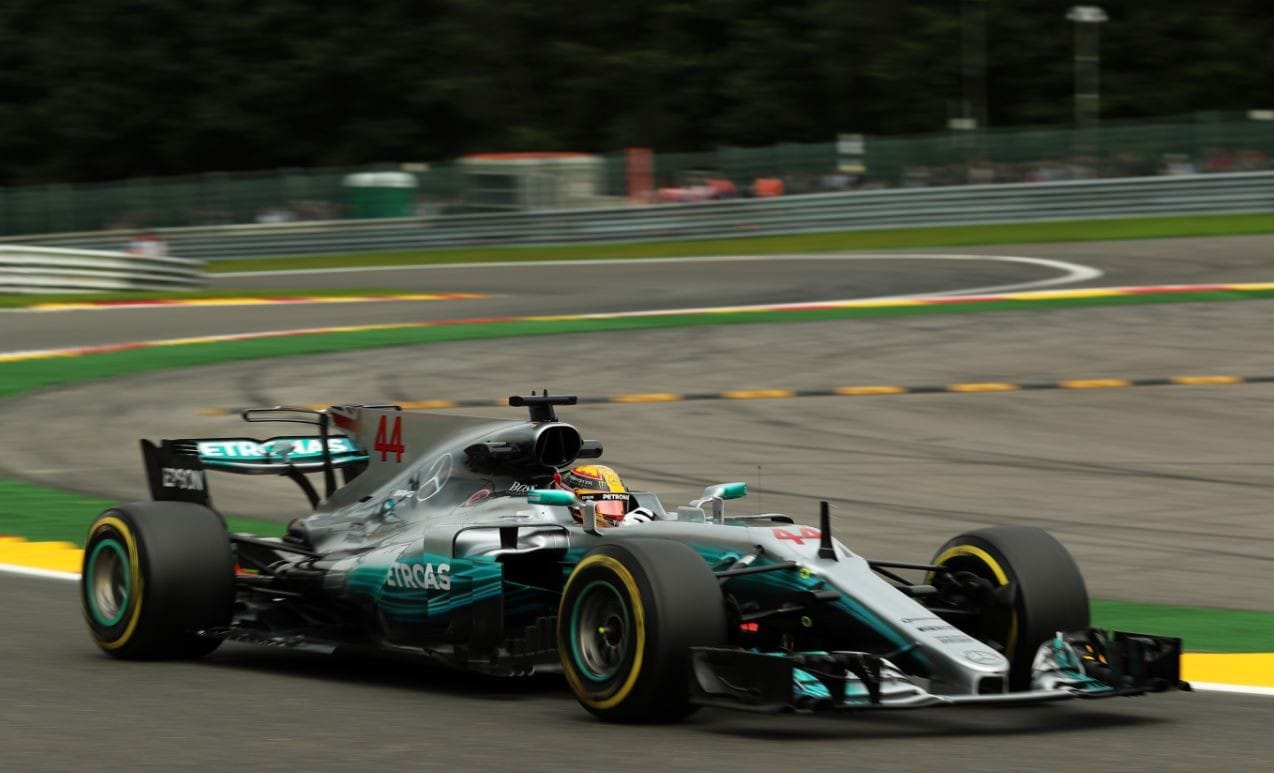 Formula 1 Belgio, Hamilton il più veloce nelle FP2 disturbate dalla pioggia