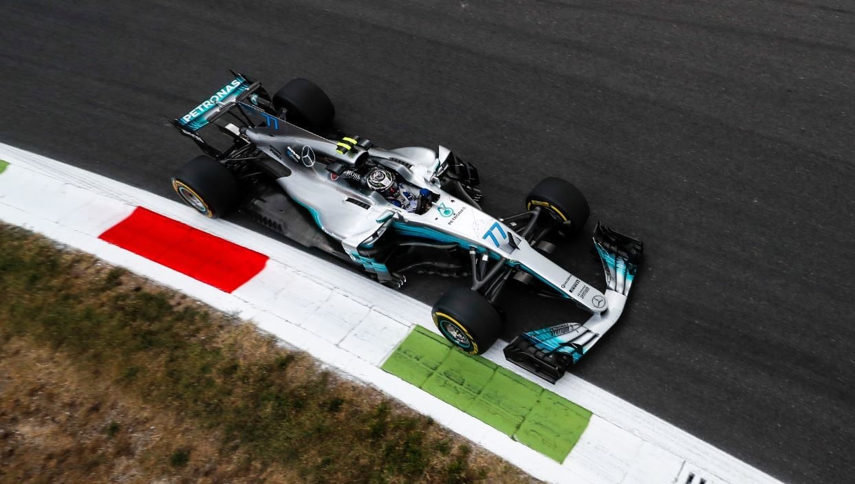 Formula 1 Monza: Bottas e Hamilton precedono le Rosse nelle FP2