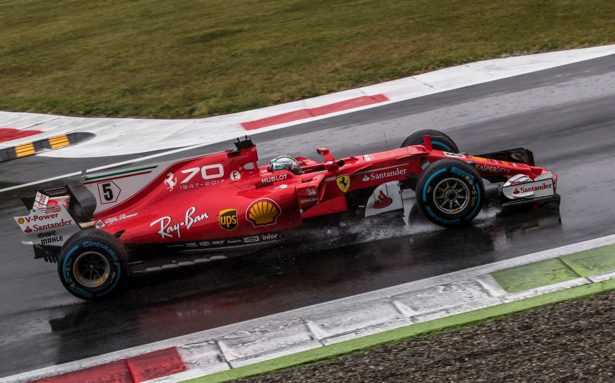 F1, Ferrari non digerisce le full wet e affonda a Monza