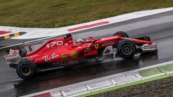 F1, Ferrari non digerisce le full wet e affonda a Monza 