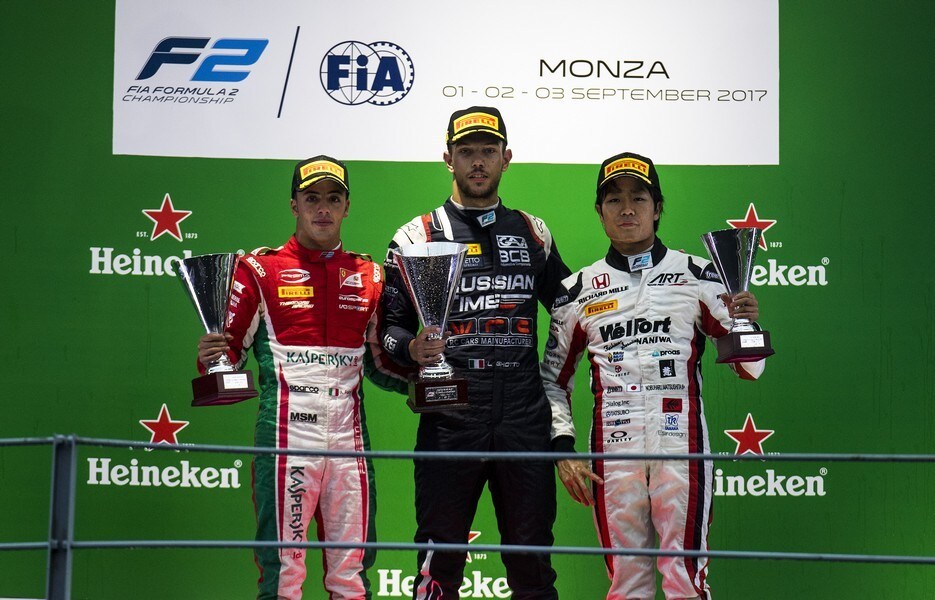 F2 Monza: Ghiotto penalizzato, la vittoria va a Fuoco