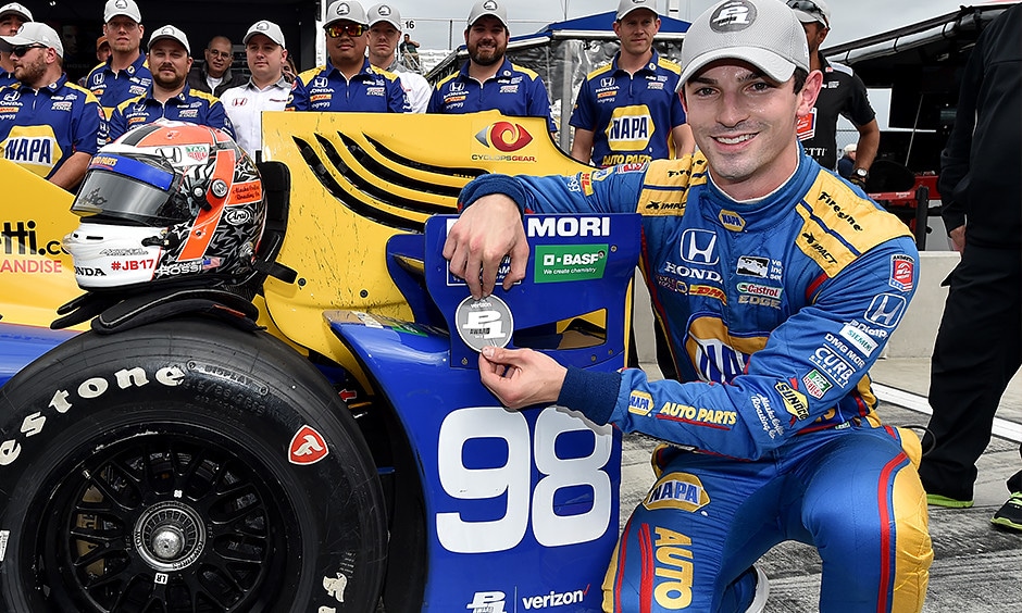 IndyCar, prima pole per Rossi a Watkins Glen