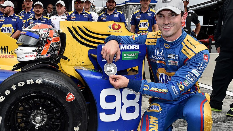 IndyCar, prima pole per Rossi a Watkins Glen