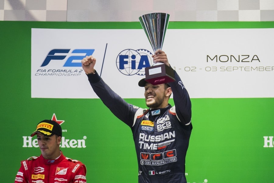 F2 Monza, Ghiotto si riprende la vittoria in gara 2 dopo una vibrante rimonta