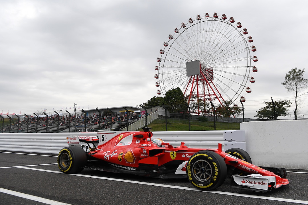 F1 Giappone, libere 1: Vettel più veloce di Hamilton e Ricciardo