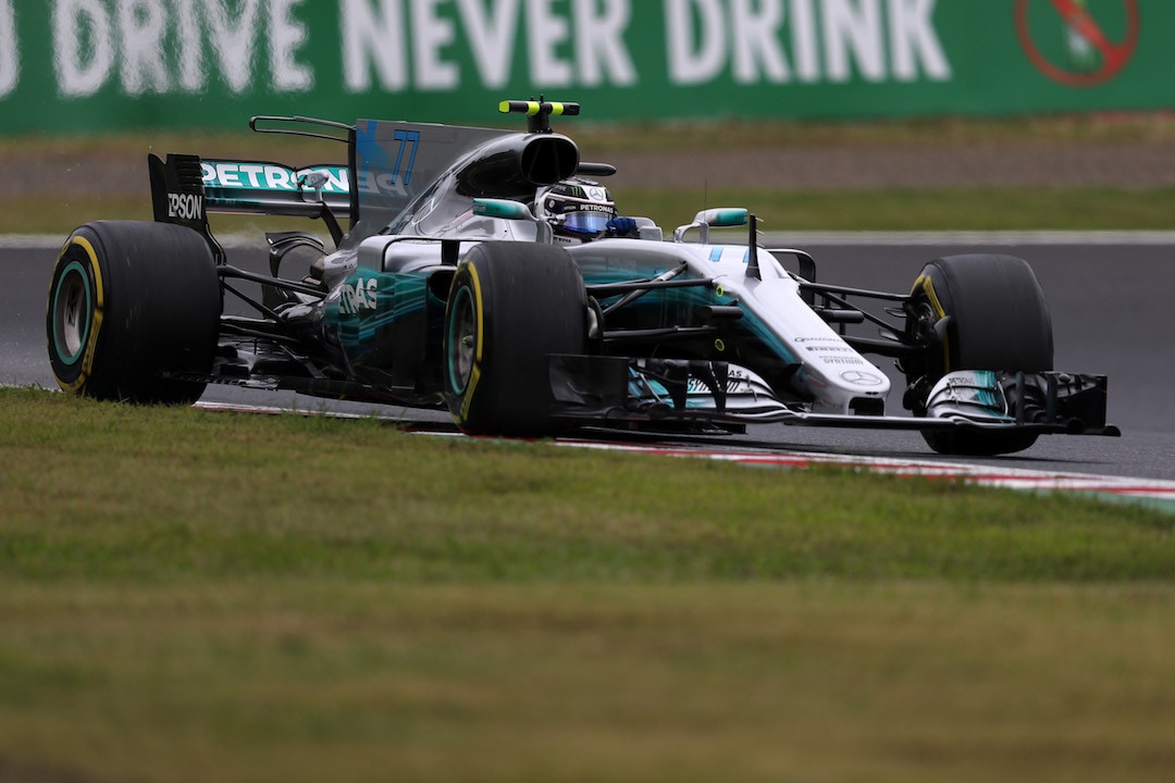 Formula 1 Giappone: Bottas primo ma sbatte in libere 3