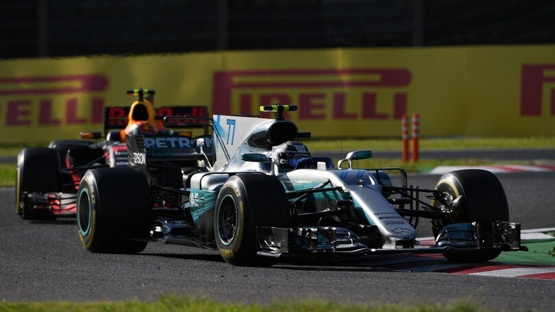Formula 1 Giappone: Bottas, mini-rimonta con aiuto a Hamilton