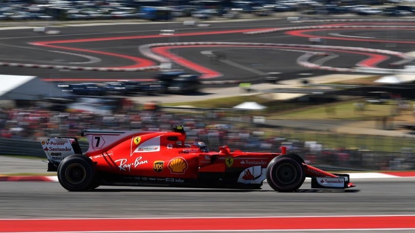 Formula 1 USA: Raikkonen, Ferrari veloce ma assetata
